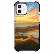 Famous Attraction Phone Case For iPhone and Samsung Galaxy Devices - Great Wall Of China Sunset With Beautiful Sky