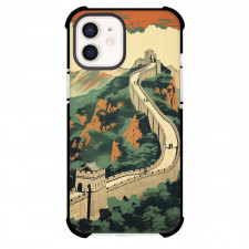 Famous Attraction Phone Case For iPhone and Samsung Galaxy Devices - Great Wall Of China Vintage Painting