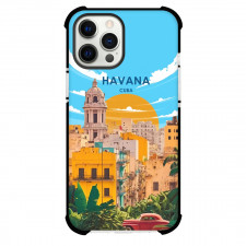 Famous Attraction Phone Case For iPhone and Samsung Galaxy Devices - Havana Cuba Retro Travel Poster