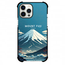 Famous Attraction Phone Case For iPhone and Samsung Galaxy Devices - Mount Fuji Japan Retro Travel Poster