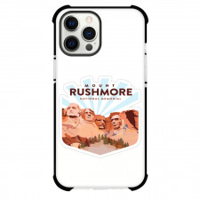 Famous Attraction Phone Case For iPhone and Samsung Galaxy Devices - Mount Rushmore In White Background With Text