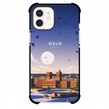 Famous Attraction Phone Case For iPhone and Samsung Galaxy Devices - Oslo Norway Retro Travel Poster