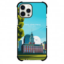 Famous Attraction Phone Case For iPhone and Samsung Galaxy Devices - Philadelphia Pennsylvania Retro Travel Poster
