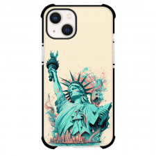 Famous Attraction Phone Case For iPhone and Samsung Galaxy Devices - Statue of Liberty Popart Illustration