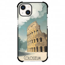 Famous Attraction Phone Case For iPhone and Samsung Galaxy Devices - Wonders Of The World Colosseum Painting