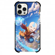 Avatar The Last Airbender Aang Phone Case For iPhone Samsung Galaxy Pixel OnePlus Vivo Xiaomi Asus Sony Motorola Nokia - Aang Flying On Air Anime Art Poster