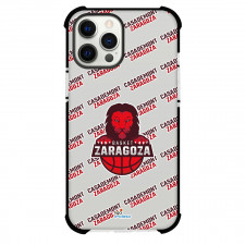 Casademont Zaragoza Phone Case For iPhone and Samsung Galaxy Devices - Casademont Zaragoza Basketball Medley Monogram Wordmark