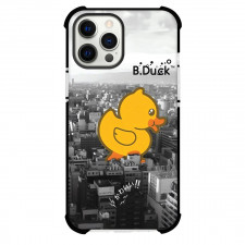 B Duck Phone Case For iPhone Samsung Galaxy Pixel OnePlus Vivo Xiaomi Asus Sony Motorola Nokia - B Duck On Grayscale City Background