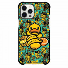 B Duck Phone Case For iPhone Samsung Galaxy Pixel OnePlus Vivo Xiaomi Asus Sony Motorola Nokia - B Duck Illustration With Fruits Poster