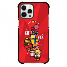 B Duck Phone Case For iPhone Samsung Galaxy Pixel OnePlus Vivo Xiaomi Asus Sony Motorola Nokia - B Duck Merry X Mas Gift Tree On Red Background