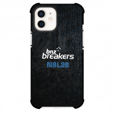 National Basketball League New Zealand Breakers Phone Case For iPhone Samsung Galaxy Pixel OnePlus Vivo Xiaomi Asus Sony Motorola Nokia - New Zealand Breakers Logo On Word Art Dark Background