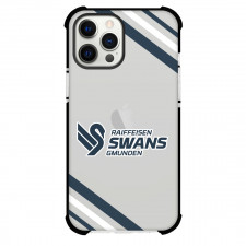 Basket Swans Gmunden Phone Case For iPhone Samsung Galaxy Pixel OnePlus Vivo Xiaomi Asus Sony Motorola Nokia - Large Logo With Stripe