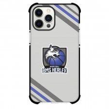 BMS Herlev Phone Case For iPhone Samsung Galaxy Pixel OnePlus Vivo Xiaomi Asus Sony Motorola Nokia - Large Logo With Stripe