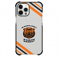Kauhajoki Karhu Basket Phone Case For iPhone Samsung Galaxy Pixel OnePlus Vivo Xiaomi Asus Sony Motorola Nokia - Large Logo With Stripe