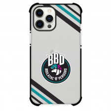 Boulazac Basket Dordogne Phone Case For iPhone Samsung Galaxy Pixel OnePlus Vivo Xiaomi Asus Sony Motorola Nokia - Large Logo With Stripe