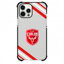 Elan Sportif Chalonnais Phone Case For iPhone Samsung Galaxy Pixel OnePlus Vivo Xiaomi Asus Sony Motorola Nokia - Large Logo With Stripe