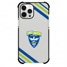 Saint-Quentin Basket-Ball Phone Case For iPhone Samsung Galaxy Pixel OnePlus Vivo Xiaomi Asus Sony Motorola Nokia - Large Logo With Stripe