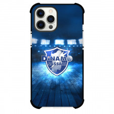 Polisportiva Dinamo Phone Case For iPhone Samsung Galaxy Pixel OnePlus Vivo Xiaomi Asus Sony Motorola Nokia - Polisportiva Dinamo Logo On Blue Light Stadium Background