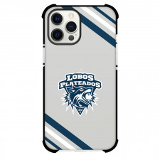 Lobos Plateados de la BUAP Phone Case For iPhone Samsung Galaxy Pixel OnePlus Vivo Xiaomi Asus Sony Motorola Nokia - Large Logo With Stripe