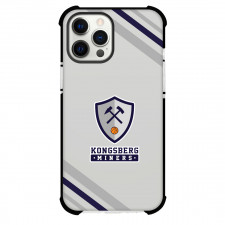 Kongsberg Miners Phone Case For iPhone Samsung Galaxy Pixel OnePlus Vivo Xiaomi Asus Sony Motorola Nokia - Large Logo With Stripe