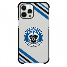 Anwil Wloclawek Phone Case For iPhone Samsung Galaxy Pixel OnePlus Vivo Xiaomi Asus Sony Motorola Nokia - Large Logo With Stripe