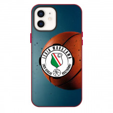 Legia Warszawa Phone Case For iPhone Samsung Galaxy Pixel OnePlus Vivo Xiaomi Asus Sony Motorola Nokia - Legia Warszawa Logo On Basketball Background