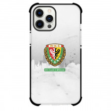 Slask Wroclaw Phone Case For iPhone Samsung Galaxy Pixel OnePlus Vivo Xiaomi Asus Sony Motorola Nokia - Slask Wroclaw Logo On Gray City Minimalist Background