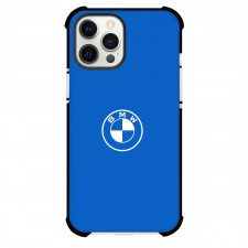 BMW Phone Case For iPhone Samsung Galaxy Pixel OnePlus Vivo Xiaomi Asus Sony Motorola Nokia - BMW White Logo On Blue Background