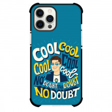 Brooklyn Nine-Nine Jake Peralta Phone Case For iPhone and Samsung Galaxy Devices - Jake Peralta Cartoon On World Art Blue Background