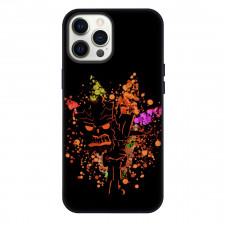 Crash Bandicoot Aku Aku Bandicoot Phone Case For iPhone and Samsung Galaxy Devices - Aku Aku Orange Paint Splash