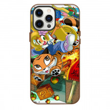 Crash Bandicoot Phone Case For iPhone and Samsung Galaxy Devices - Characters Running Cartoon Art