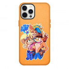 Crash Bandicoot Phone Case For iPhone and Samsung Galaxy Devices - Characters Smiling Cartoon Art
