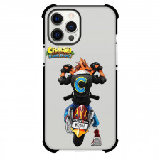 Crash Bandicoot Crash Phone Case For iPhone and Samsung Galaxy Devices - Crash Biker Back Portrait