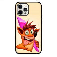 Crash Bandicoot Crash Phone Case For iPhone and Samsung Galaxy Devices - Crash Holding Gems Portrait