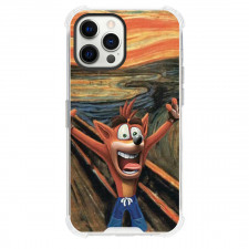Crash Bandicoot Crash Phone Case For iPhone and Samsung Galaxy Devices - Crash The Scream Painting