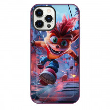 Crash Bandicoot Crash Phone Case For iPhone and Samsung Galaxy Devices - Crash Smiling Running