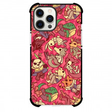 Beastars Phone Case For iPhone Samsung Galaxy Pixel OnePlus Vivo Xiaomi Asus Sony Motorola Nokia - Characters Pattern Art Red Background