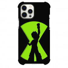 Ben 10 Phone Case For iPhone Samsung Galaxy Pixel OnePlus Vivo Xiaomi Asus Sony Motorola Nokia - Ben10 Green And Black Minimalist Art