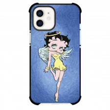 Betty Boop Phone Case For iPhone Samsung Galaxy Pixel OnePlus Vivo Xiaomi Asus Sony Motorola Nokia - Betty Boop As Angel Blue Background