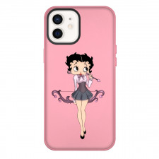 Betty Boop Phone Case For iPhone Samsung Galaxy Pixel OnePlus Vivo Xiaomi Asus Sony Motorola Nokia - Betty Boop Holding Purple Bow And Arrow