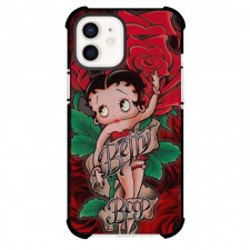 Betty Boop Phone Case For iPhone Samsung Galaxy Pixel OnePlus Vivo Xiaomi Asus Sony Motorola Nokia - Betty Boop Vintage Art Rose Background