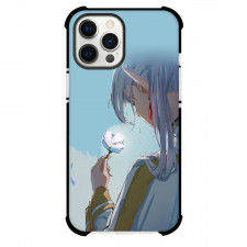 Frieren Beyond Journey's End Freiren Phone Case For iPhone Samsung Galaxy Pixel OnePlus Vivo Xiaomi Asus Sony Motorola Nokia - Freiren Back Portrait Blue Background