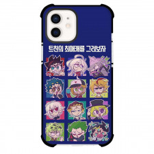 Beyblade Phone Case For iPhone Samsung Galaxy Pixel OnePlus Vivo Xiaomi Asus Sony Motorola Nokia - Beyblade Characters Portrait On Blue Background