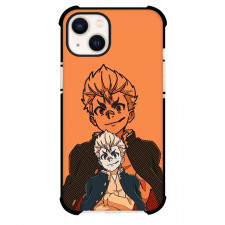 Beyblade Rantaro Kiyama Phone Case For iPhone Samsung Galaxy Pixel OnePlus Vivo Xiaomi Asus Sony Motorola Nokia - Beyblade Rantaro Kiyama Portrait On Orange Background