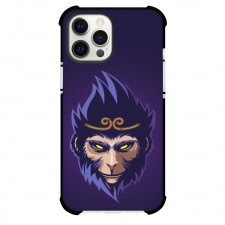 Black Myth Wukong Case For iPhone Samsung Galaxy Pixel OnePlus Vivo Xiaomi Asus Sony Motorola Nokia - Chibi Avatar On Purple Background