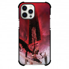 Black Clover Asta Phone Case For iPhone Samsung Galaxy Pixel OnePlus Vivo Xiaomi Asus Sony Motorola Nokia - Asta Holding Sword Up Red Smoke Background
