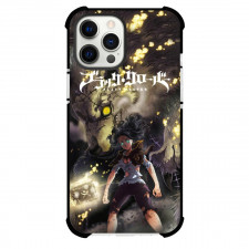 Black Clover Charmy Pappitson Phone Case For iPhone Samsung Galaxy Pixel OnePlus Vivo Xiaomi Asus Sony Motorola Nokia - Charmy Pappitson Wolf Yellow Flares Background