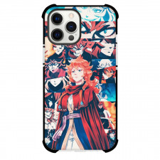 Black Clover Mereoleona Vermillion Phone Case For iPhone Samsung Galaxy Pixel OnePlus Vivo Xiaomi Asus Sony Motorola Nokia - Mereoleona Vermillion Illustration With Eyes Faces Portrait Background