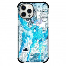 Black Clover Noelle Silva Phone Case For iPhone Samsung Galaxy Pixel OnePlus Vivo Xiaomi Asus Sony Motorola Nokia - Noelle Silva Standing Portrait Blue Flares Cartoon Background