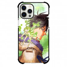 Black Clover Yuno Grinberryall Phone Case For iPhone Samsung Galaxy Pixel OnePlus Vivo Xiaomi Asus Sony Motorola Nokia - Yuno Grinberryall Side Portrait Green Smoke Background